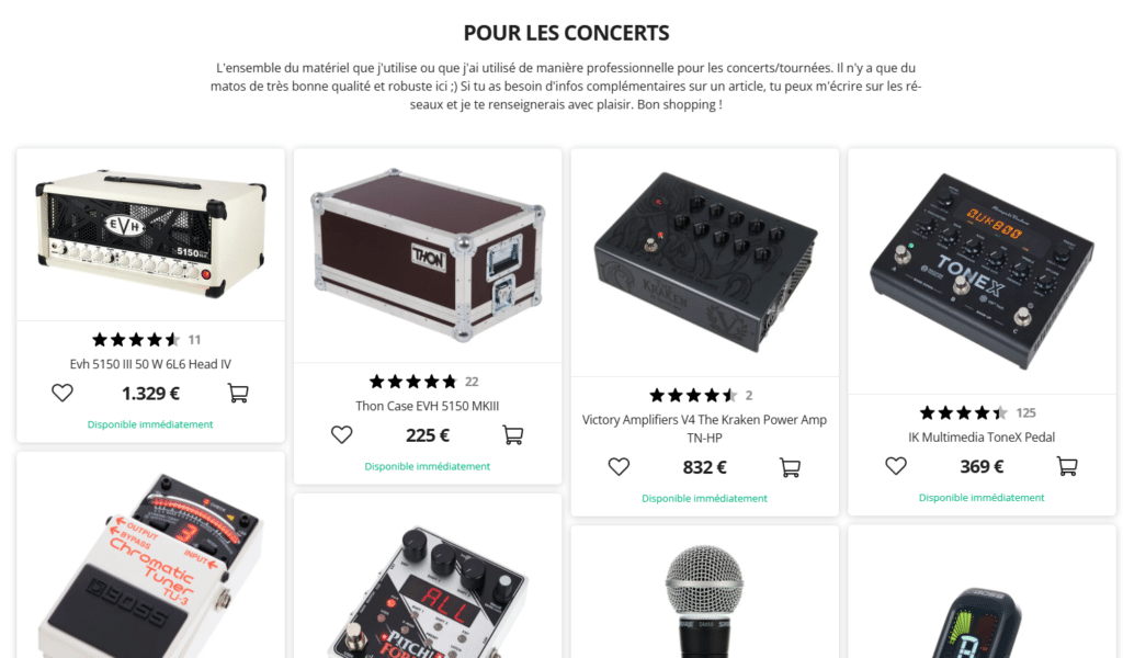 Photo matériel musique